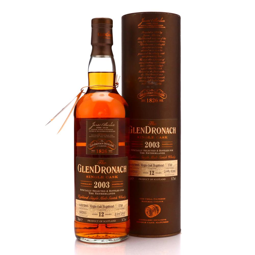 Glendronach 2003 Single Virgin Oak Cask 12 Year Old #1749 / The Netherlands