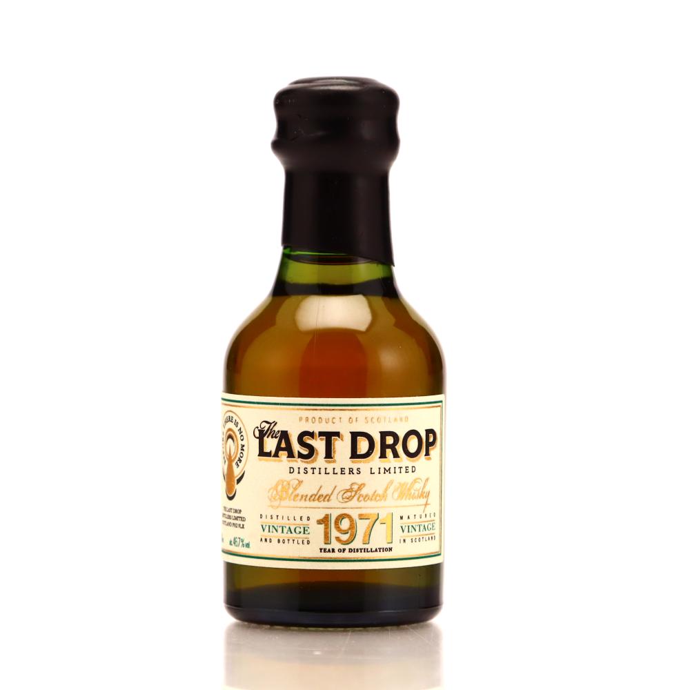 The Last Drop 1971 45 Year Old Miniature
