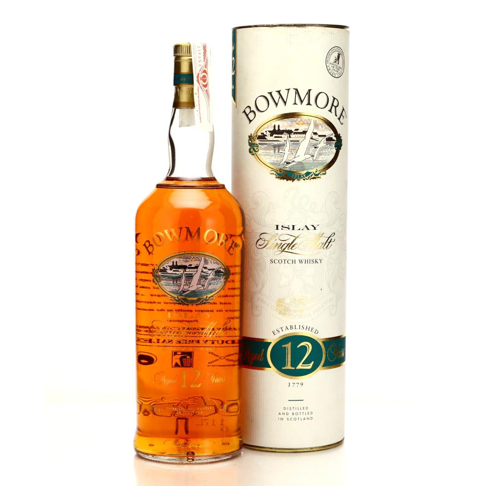 Bowmore 12 Year Old Screen Print 1 Litre 1990s