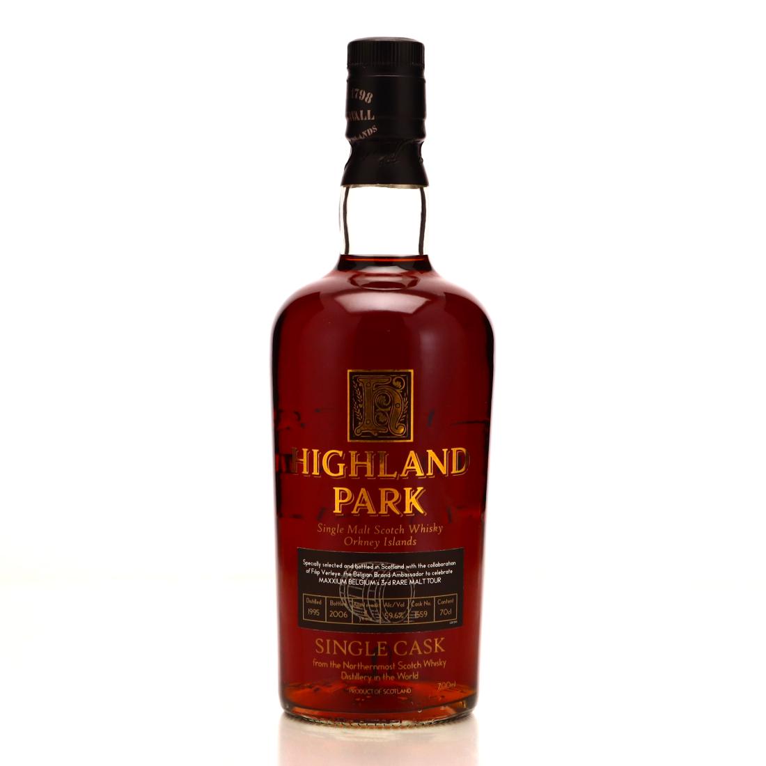 Highland Park 1995 Single Cask 11 Year Old #1559 / Maxxium Belgium's 3rd Rare Malt Tour