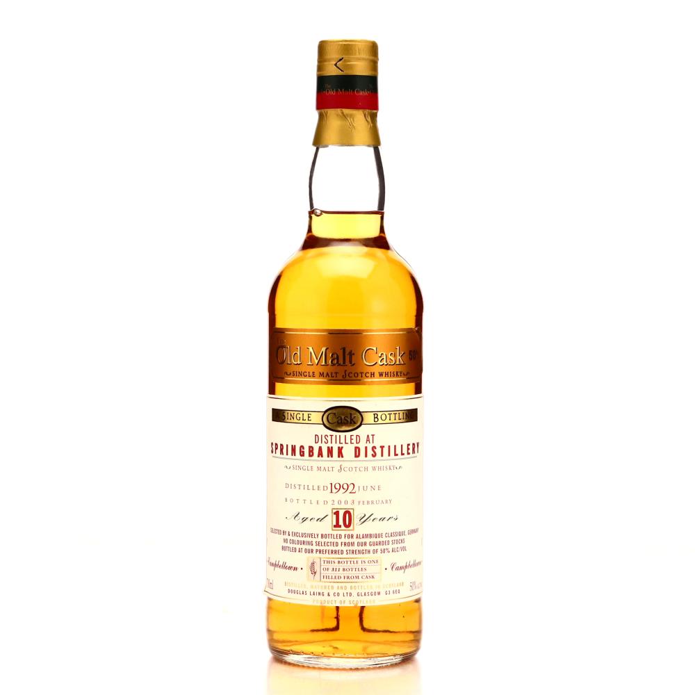 Springbank 1992 Douglas Laing 10 Year Old / Alambique Classique