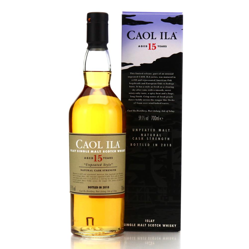 Caol Ila 15 Year Old Unpeated Cask Strength 2018 Release