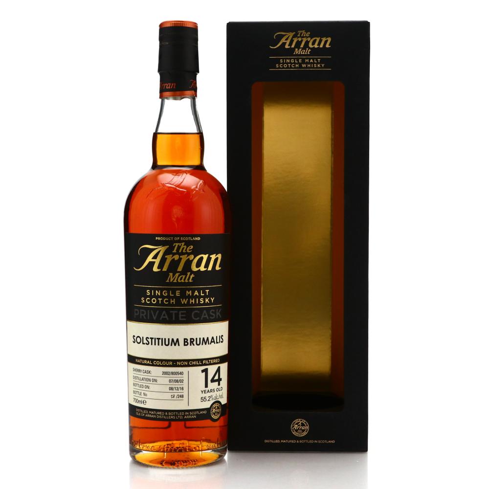 Arran 2002 Single Sherry Cask 14 Year Old #800540 / Solstitium Brumalis