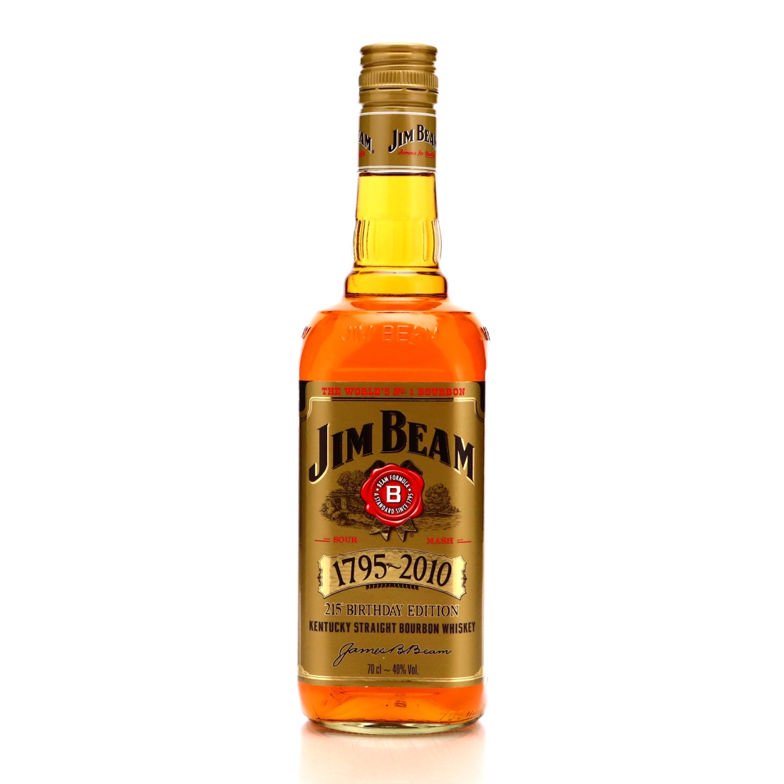 Jim Beam Kentucky Straight Bourbon 70cl / 215th Birthday Edition