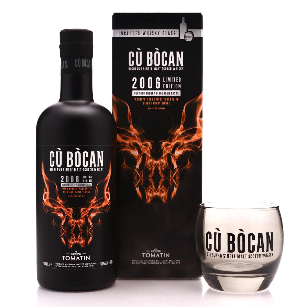 Tomatin Cù Bòcan 2006 Oloroso Sherry and Bourbon Casks Gift Pack