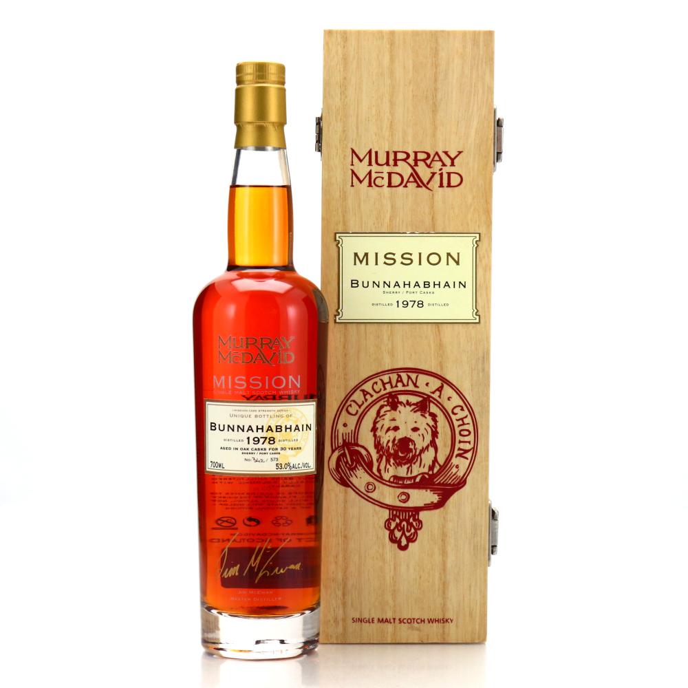 Bunnahabhain 1978 Murray McDavid 30 Year Old Mission