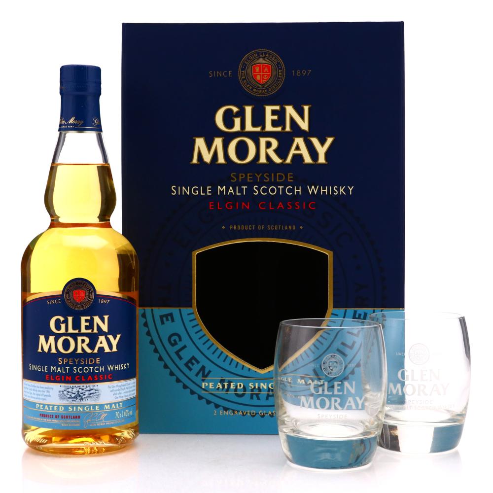Glen Moray Elgin Classic Peated Malt Gift Pack