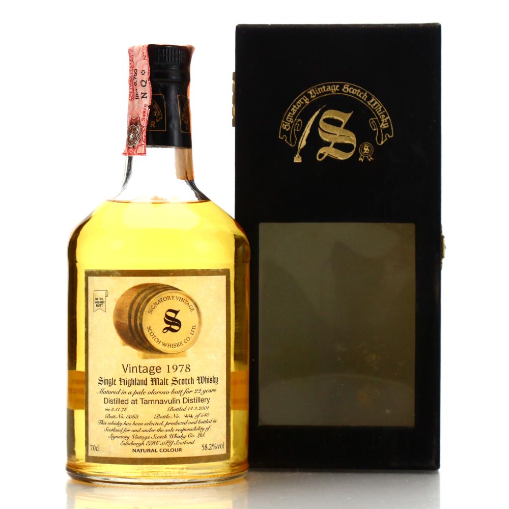 Tamnavulin 1978 Signatory Vintage 22 Year Old