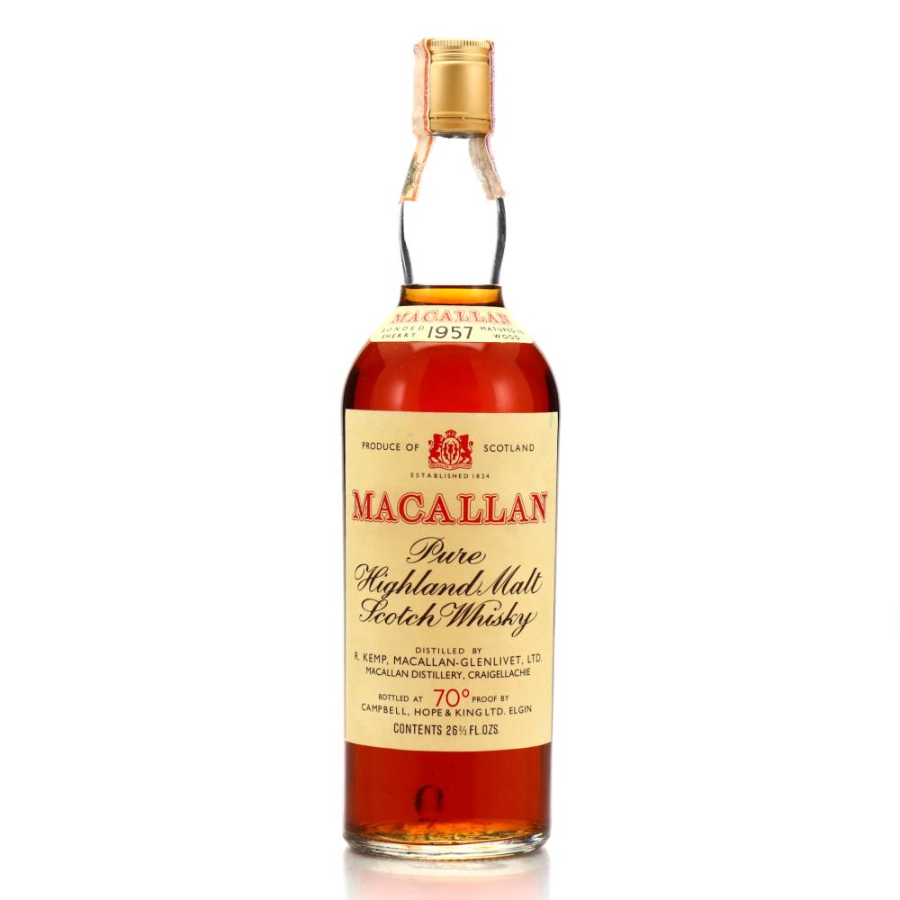 Macallan 1957 Campbell, Hope and King​ 70 Proof