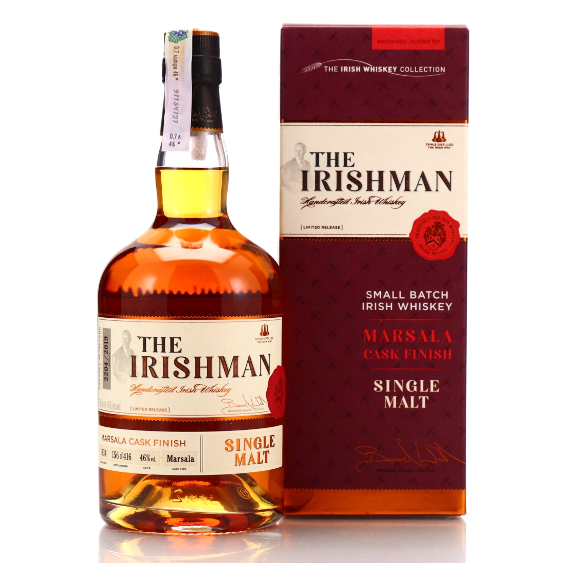 The Irishman Single Cask #1934 / Marsala Finish
