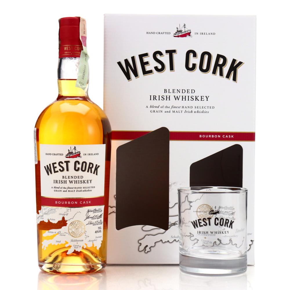 West Cork Bourbon Cask Irish Whisky Gift Pack