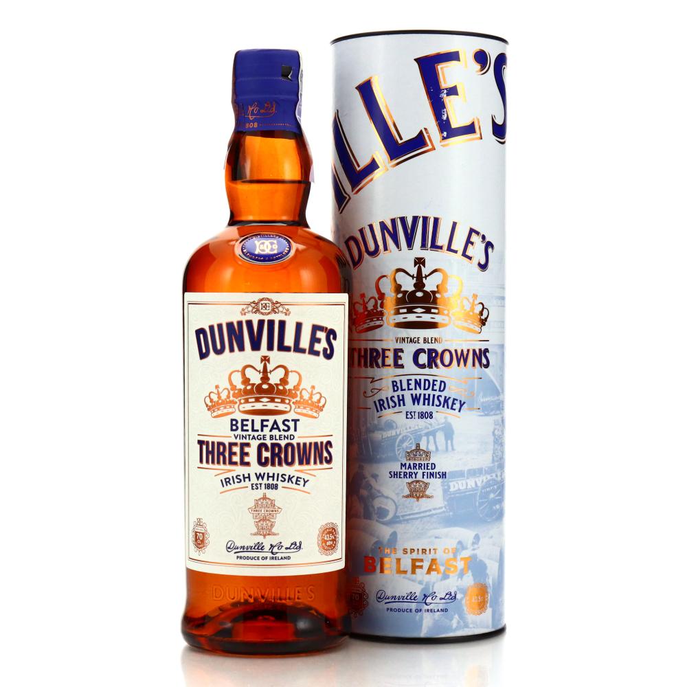 Dunville's Three Crowns Irish Whiskey