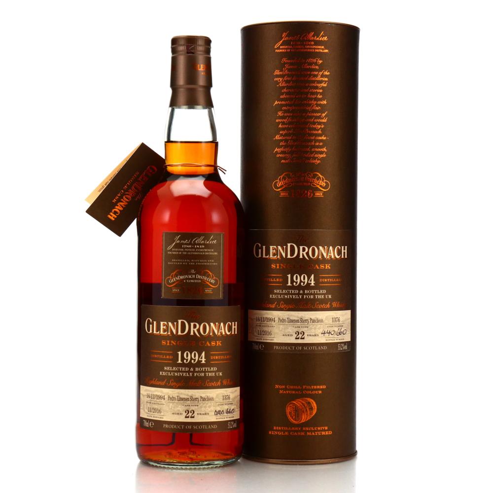 Glendronach 1994 Single PX Cask 22 Year Old #1376 / UK
