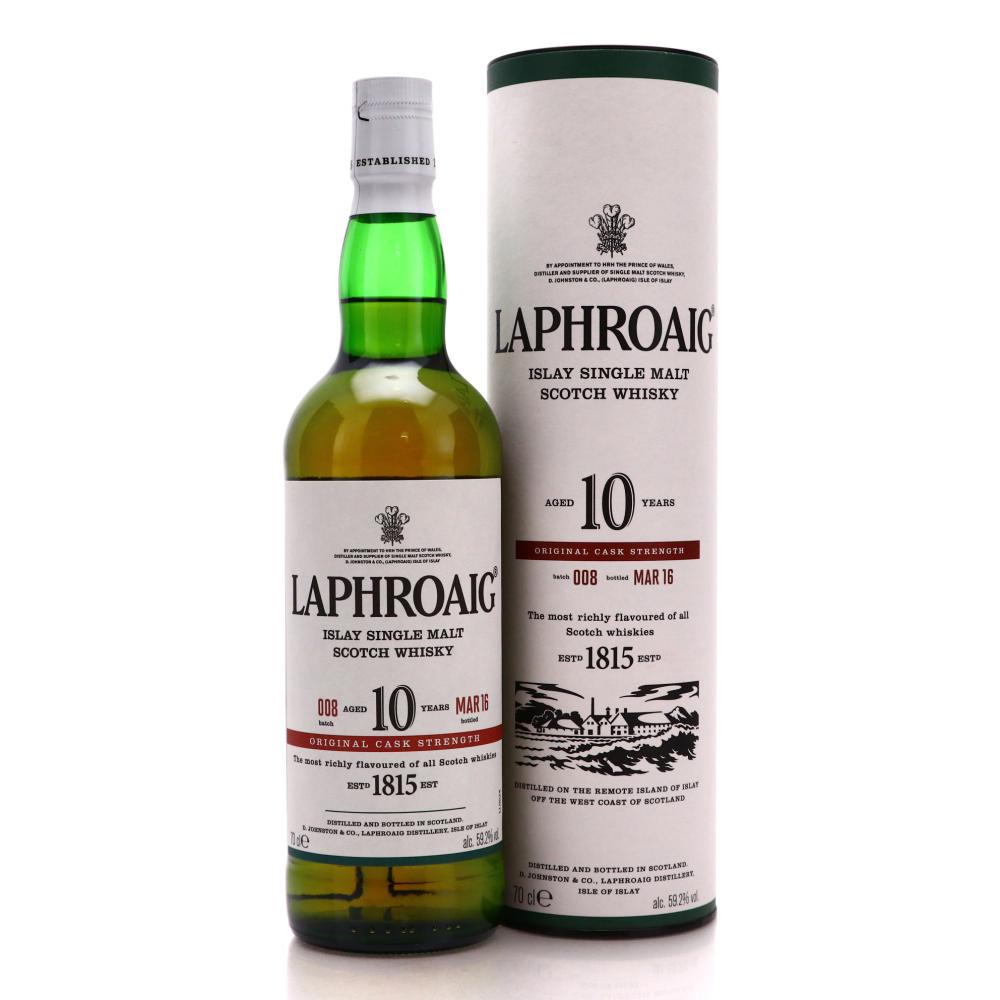 Laphroaig 10 Year Old Cask Strength Batch #008 / Charity Lot