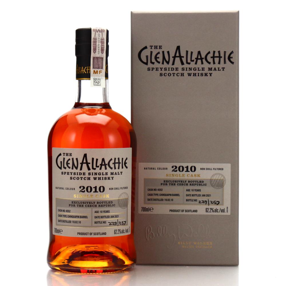 Glenallachie 2010 Single Chinquapin Cask 10 Year Old #4552 / Czech Republic