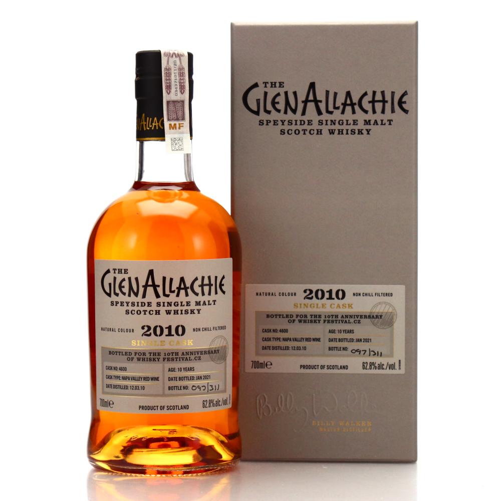 Glenallachie 2010 Single Chinquapin Cask 10 Year Old #4600 / 10th Anniversary of Whisky Festival. CZ