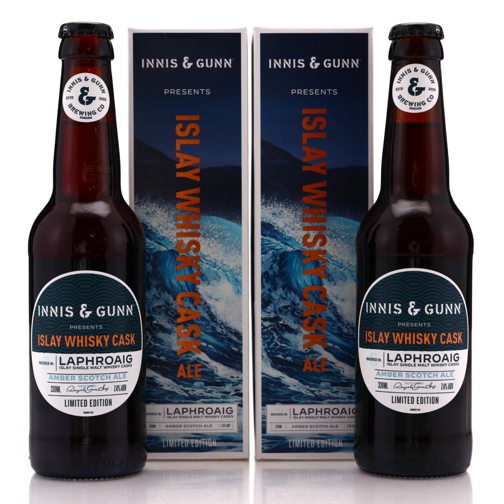 Innis and Gunn Laphroaig Islay Whisky Cask Amber Ale 2 x 33cl