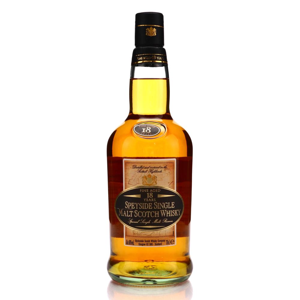 Speyside Single Malt 18 Year Old Clydesdale Scotch Whisky Co.