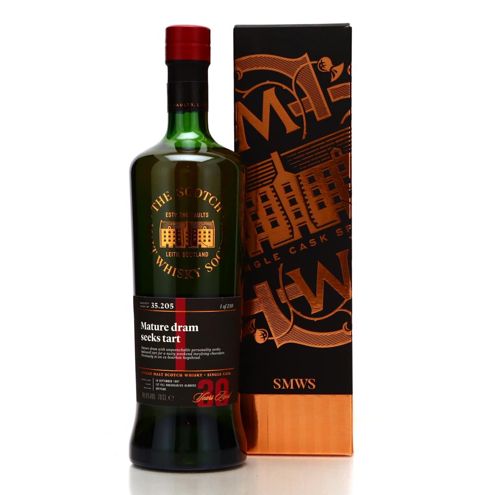 Glen Moray 1987 SMWS 30 Year Old 35.205