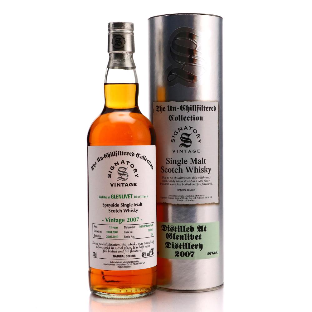 Glenlivet 2007 Signatory Vintage 11 Year Old