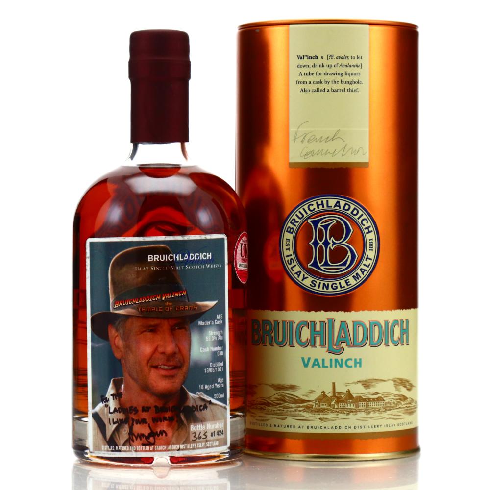Bruichladdich 1991 Valinch 18 Year Old 'The Temple of Drams'