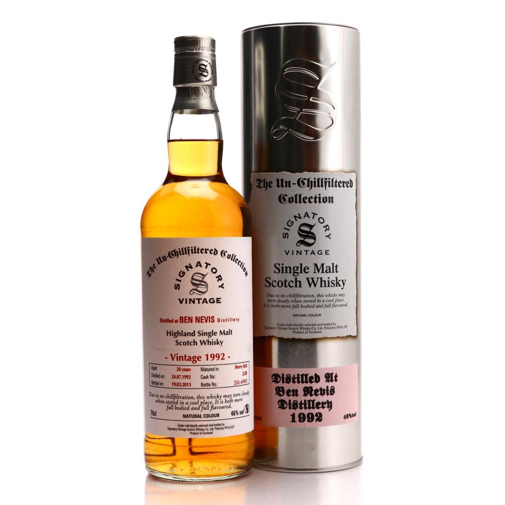 Ben Nevis 1992 Signatory Vintage 20 Year Old