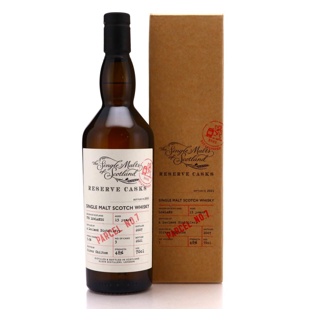 Lowland Single Malt 2007 Single Malts of Scotland 13 Year Old Reserve Casks / Parcel No.7