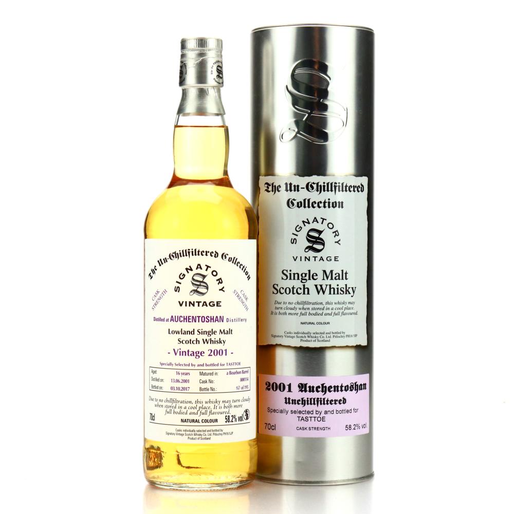 Auchentoshan 2001 Signatory Vintage 16 Year Old / TASSTOE
