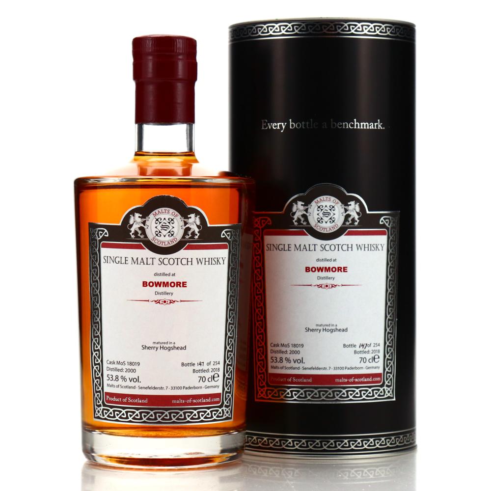 Bowmore 2000 Malts of Scotland Sherry Hogshead