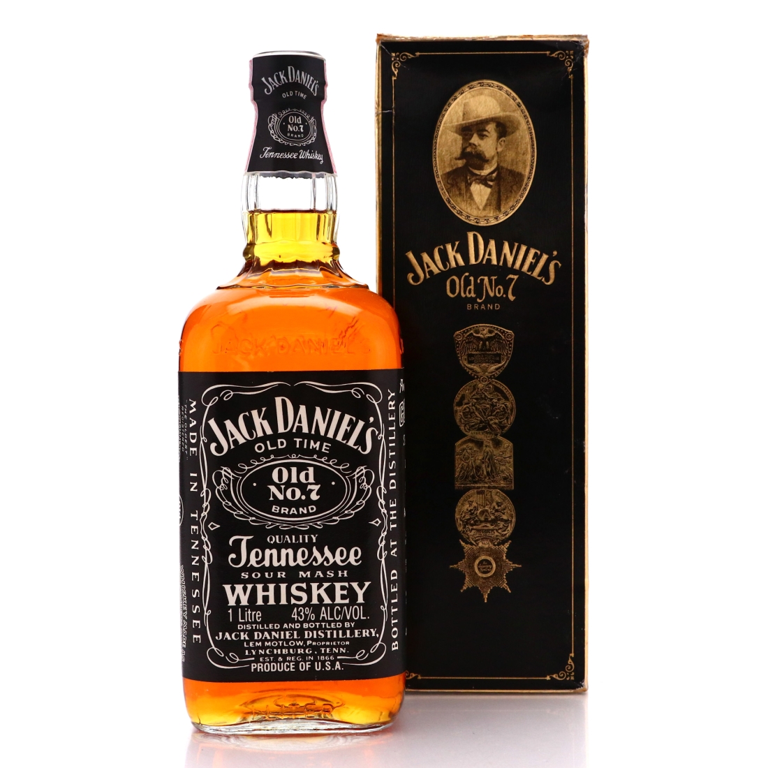 Jack Daniel's Old No.7 Brand 86 Proof 1 Litre 1988