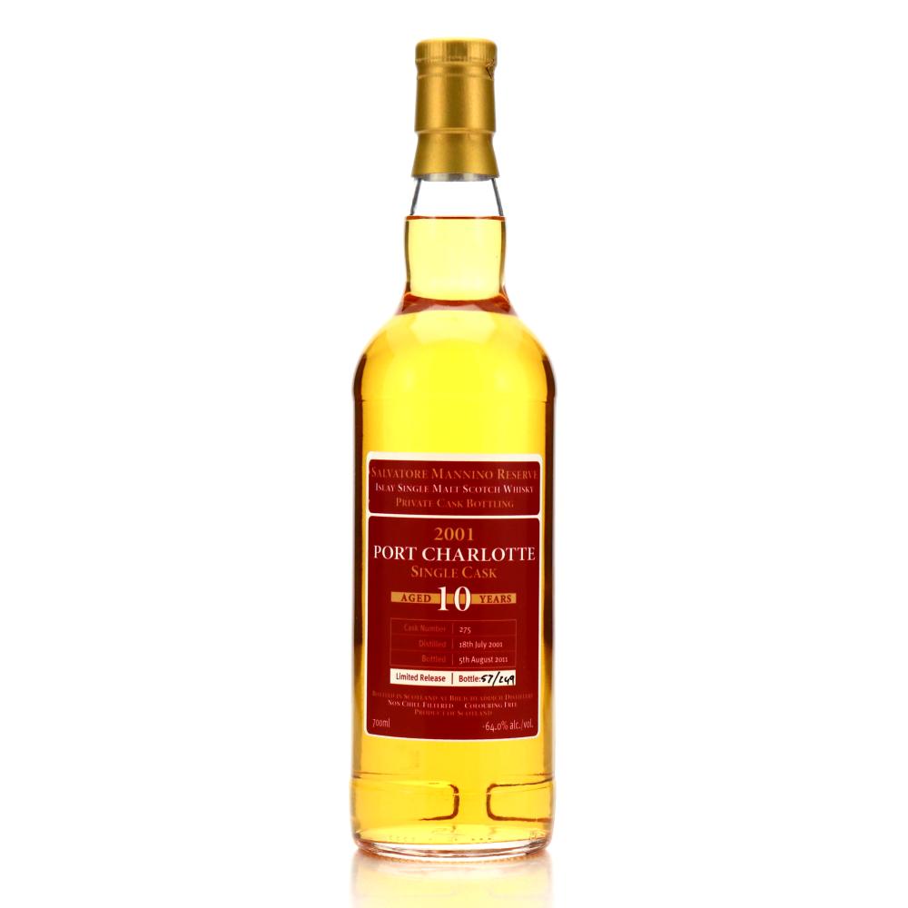 Port Charlotte 2001 Private Cask 10 Year Old / Salvatore Mannino Reserve