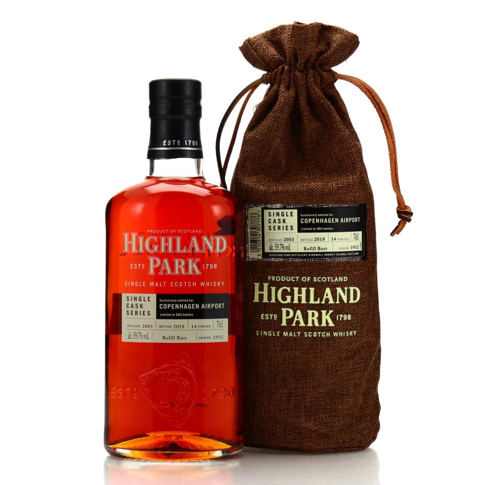 Highland Park 2003 Single Cask 14 Year Old #1932 / Copenhagen Airport