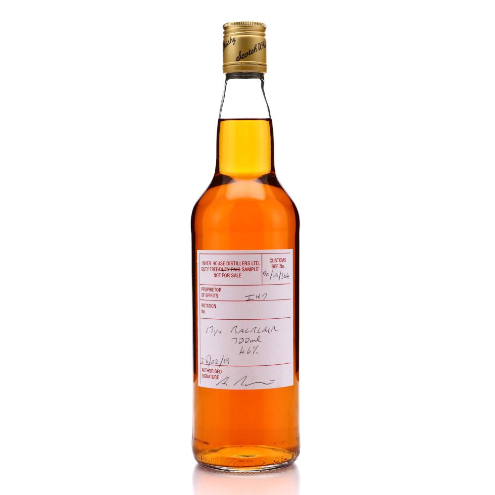 Balblair 17 Year Old Duty Free Sample 70cl