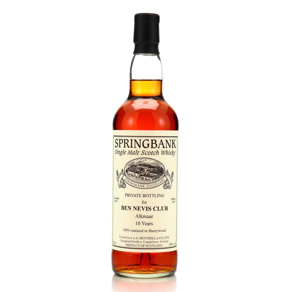 Springbank 1997 Private Sherry Cask 10 Year Old / Ben Nevis Club