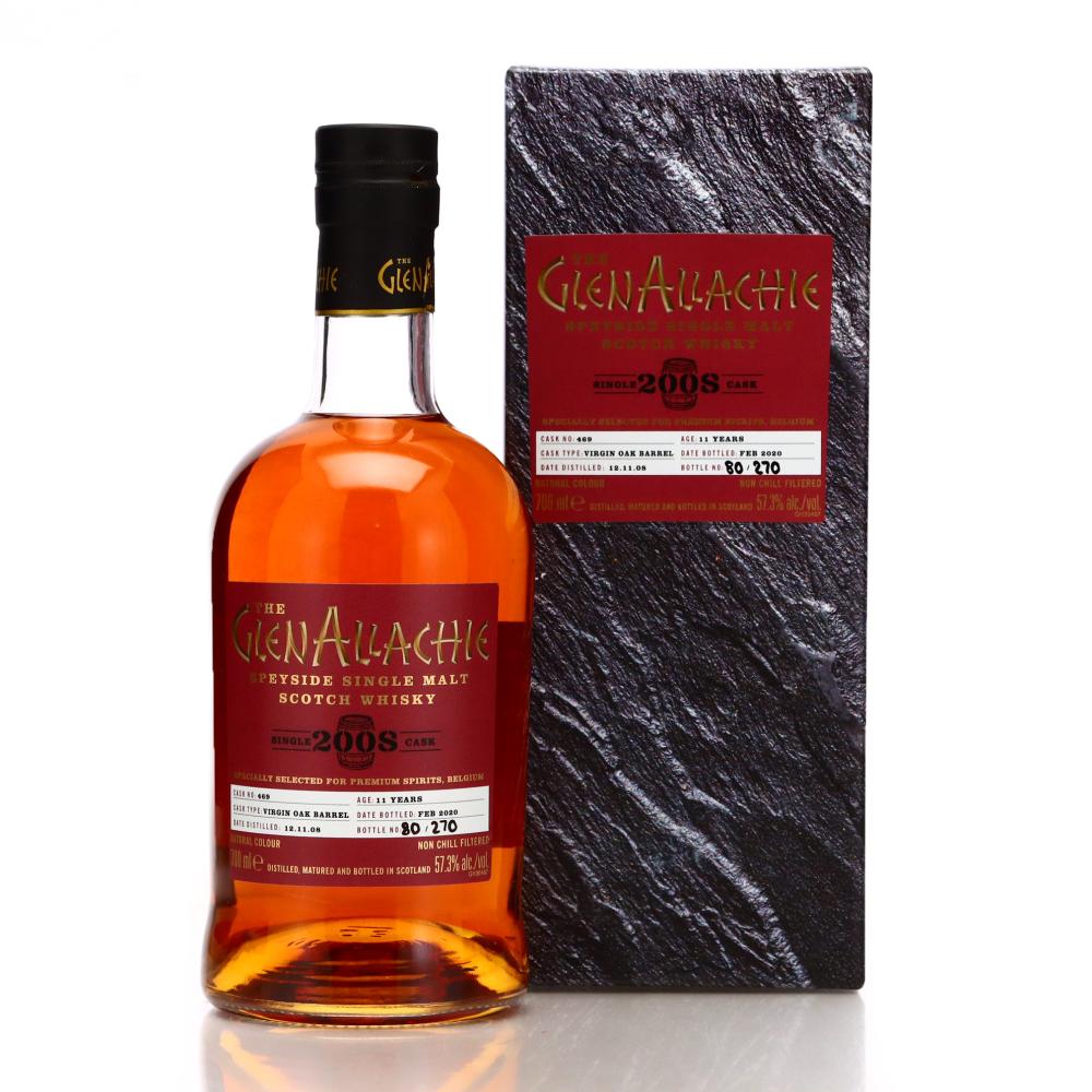 Glenallachie 2008 Single Virgin Cask 11 Year Old #469 / Belgium