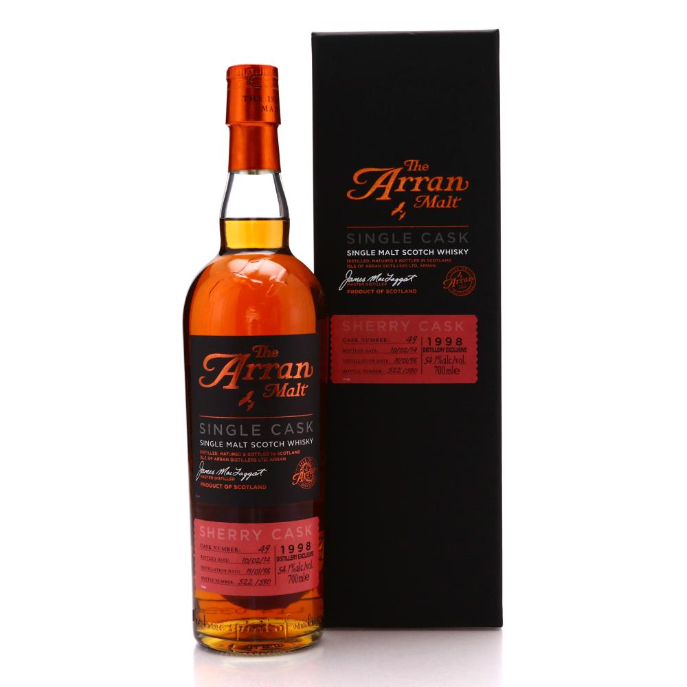Arran 1998 Single Sherry Cask #49 / Distillery Shop