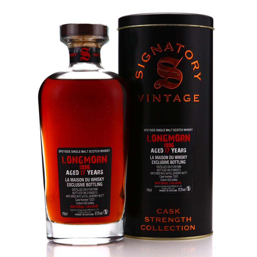 Longmorn 1996 Signatory Vintage 17 Year Old Cask Strength / LMDW