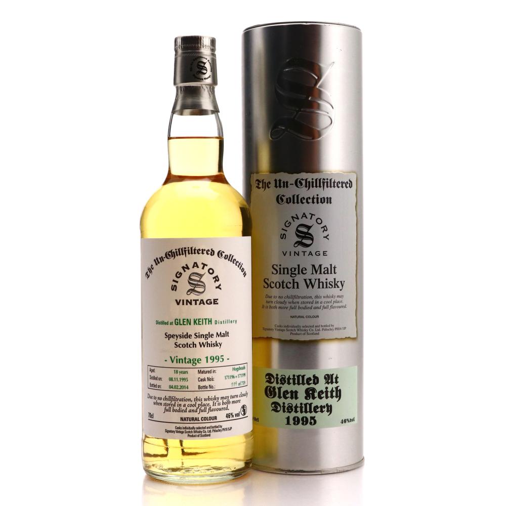 Glen Keith 1995 Signatory Vintage 18 Year Old