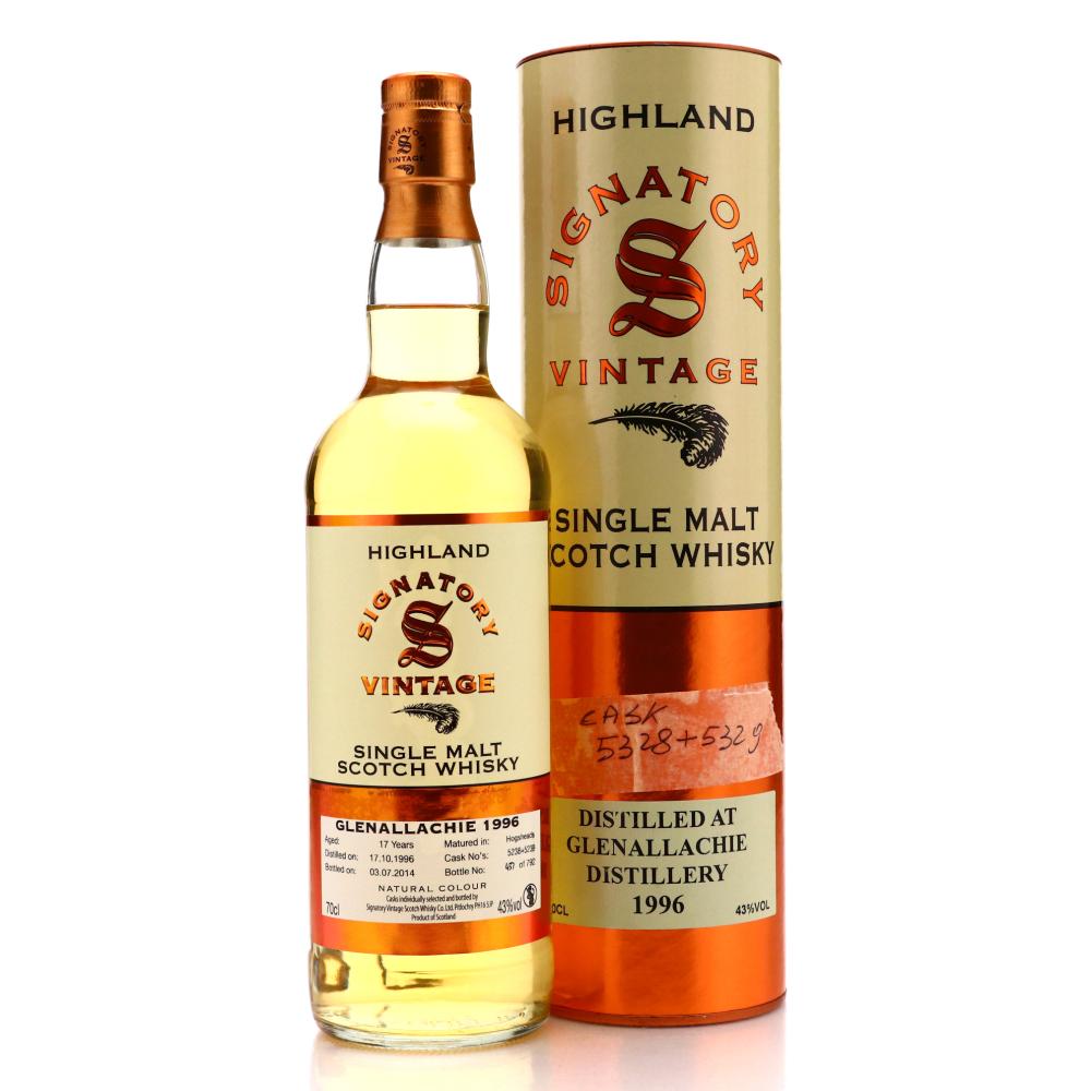 Glenallachie 1996 Signatory Vintage 17 Year Old