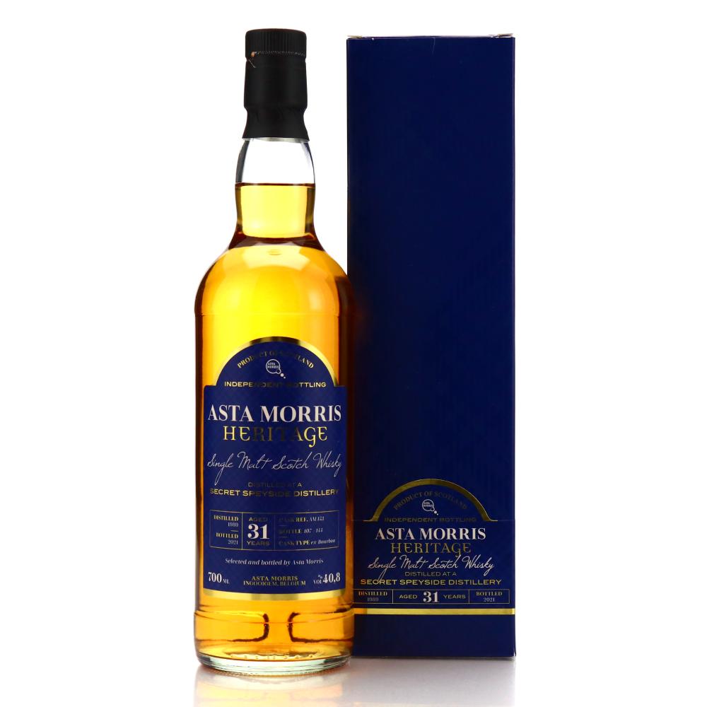 Speyside Single Malt 1989 Asta Morris 31 Year Old Heritage