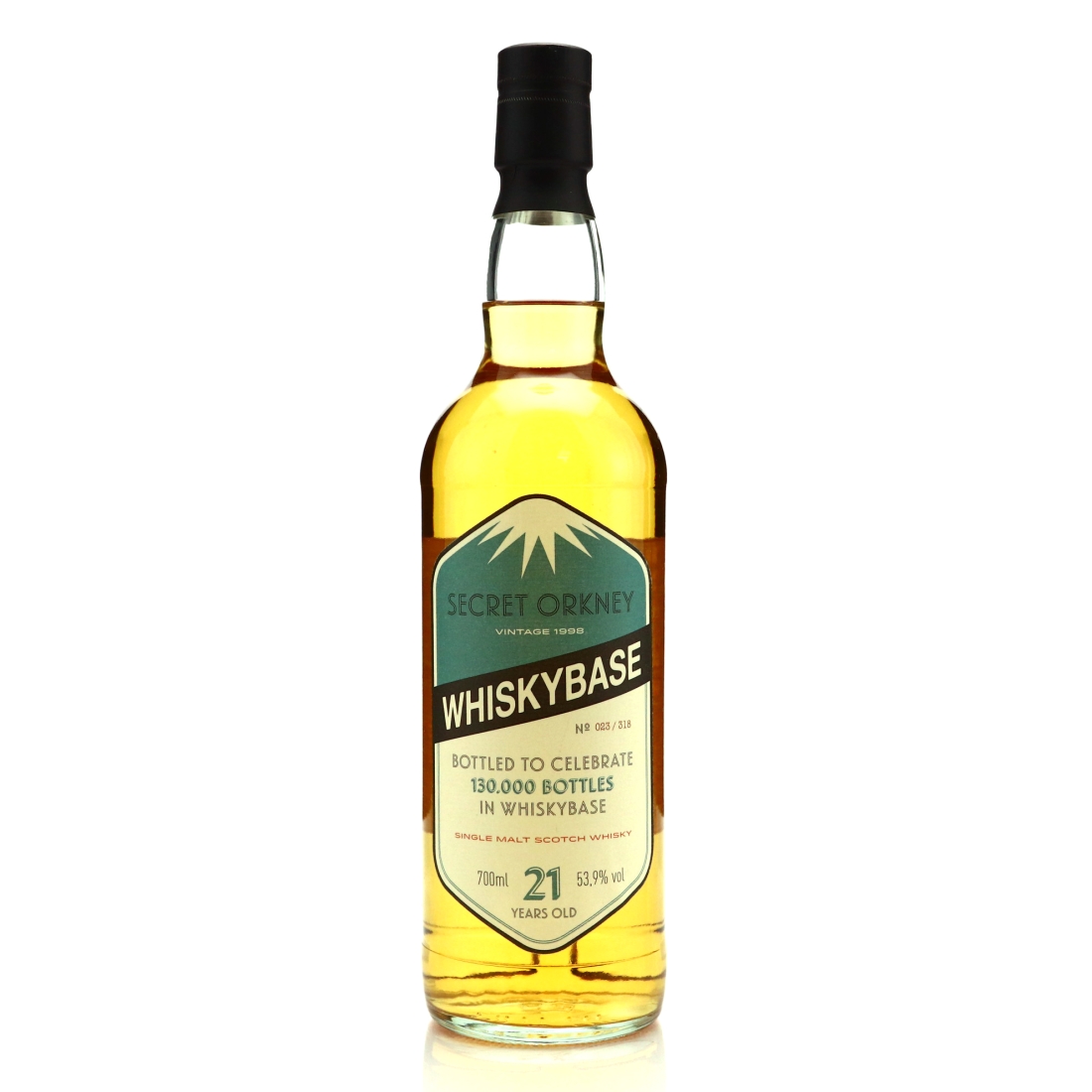 Orkney Single Malt 1998 Whiskybase 21 Year Old / 130,000 Bottles
