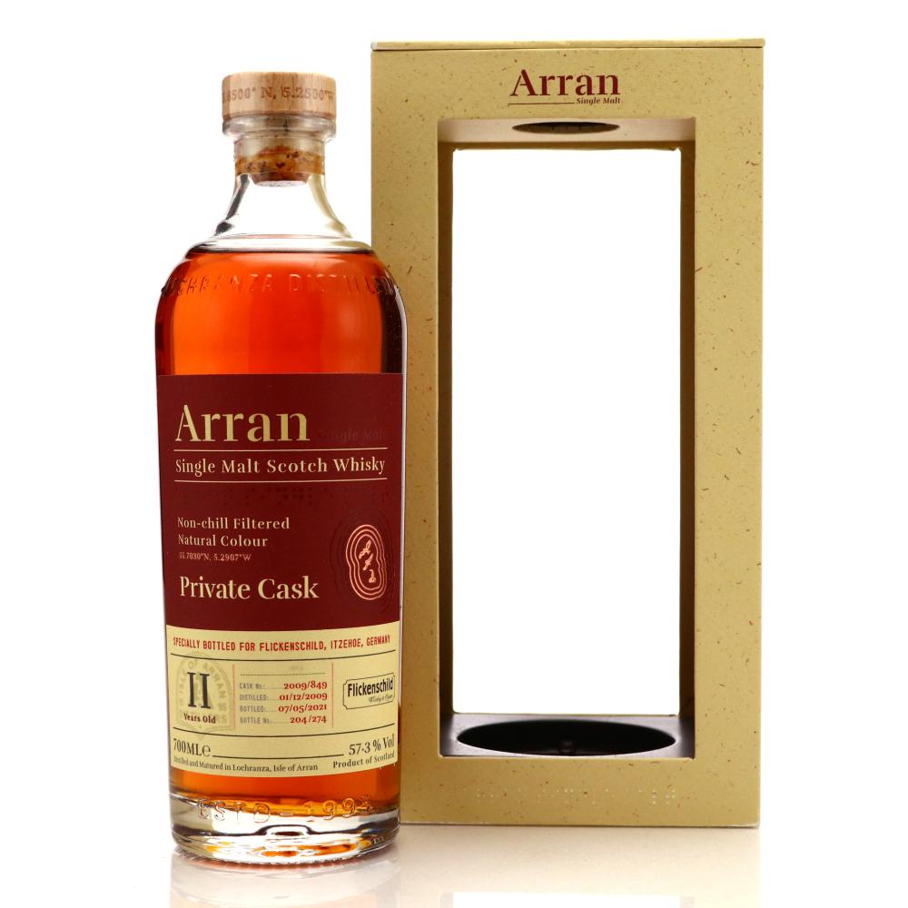 Arran 2009 Single Oloroso Cask 11 Year Old #849 / Flickenschild Itzehoe Germany
