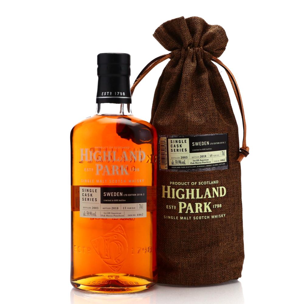 Highland Park 2003 Single Cask 15 Year Old #4462 / Sweden Exclusive