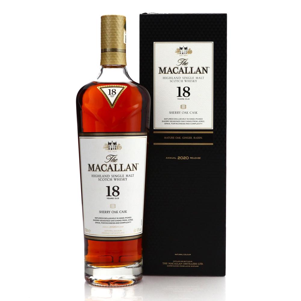 Macallan 18 Year Old Sherry Cask 2020 Release