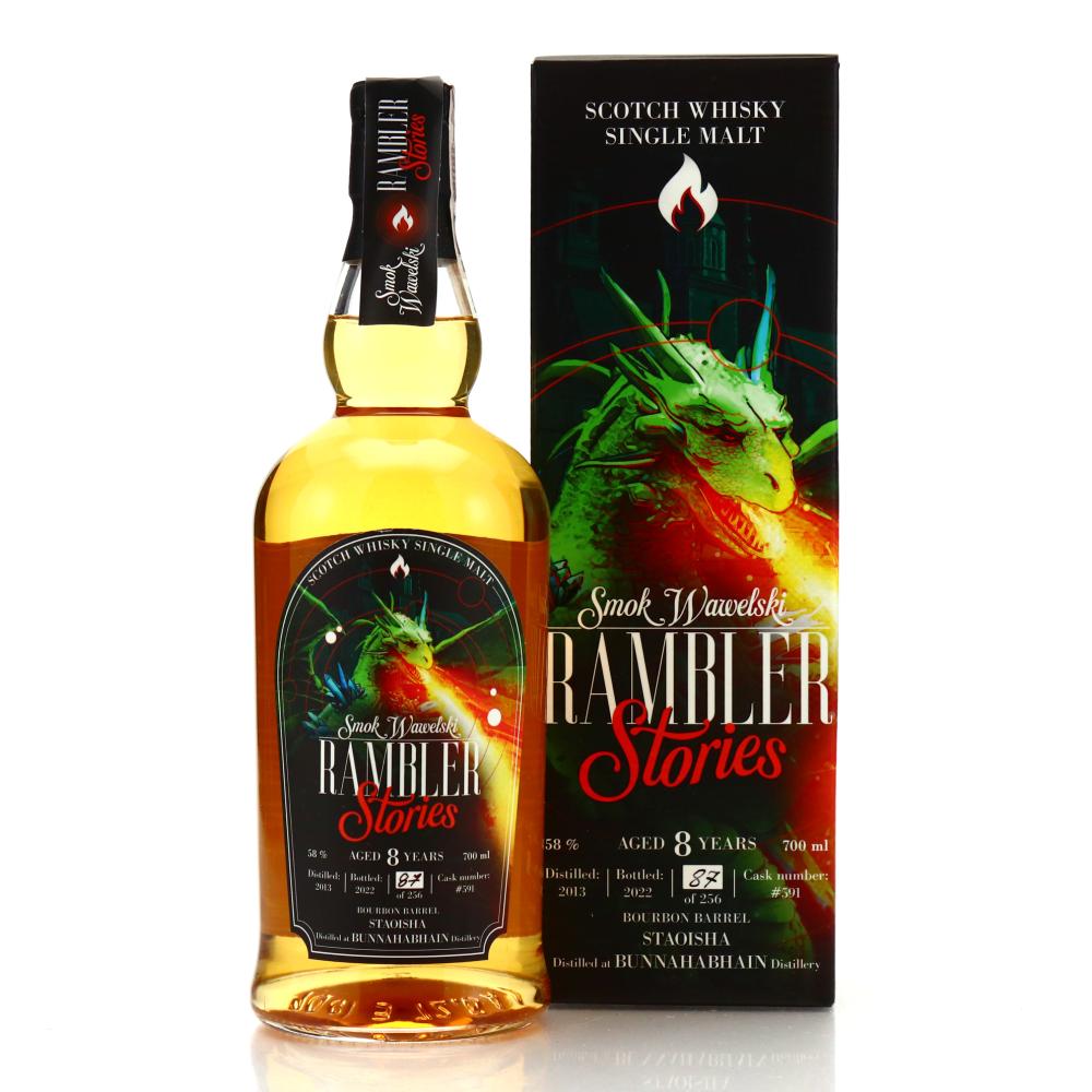 Bunnahabhain Staoisha 2013 Rambler Stories 8 Year Old / Smok Wawelski