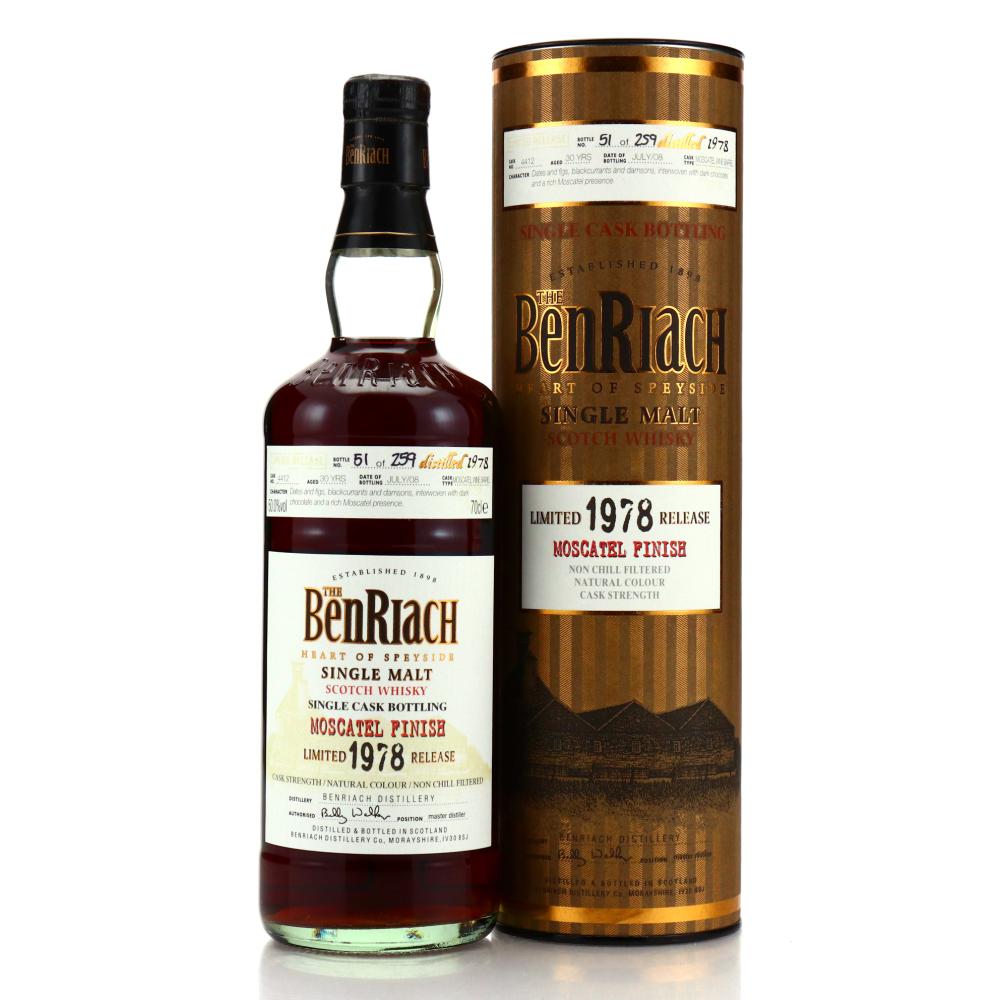 Benriach 1978 Single Moscatel Cask Finish 30 Year Old #4412