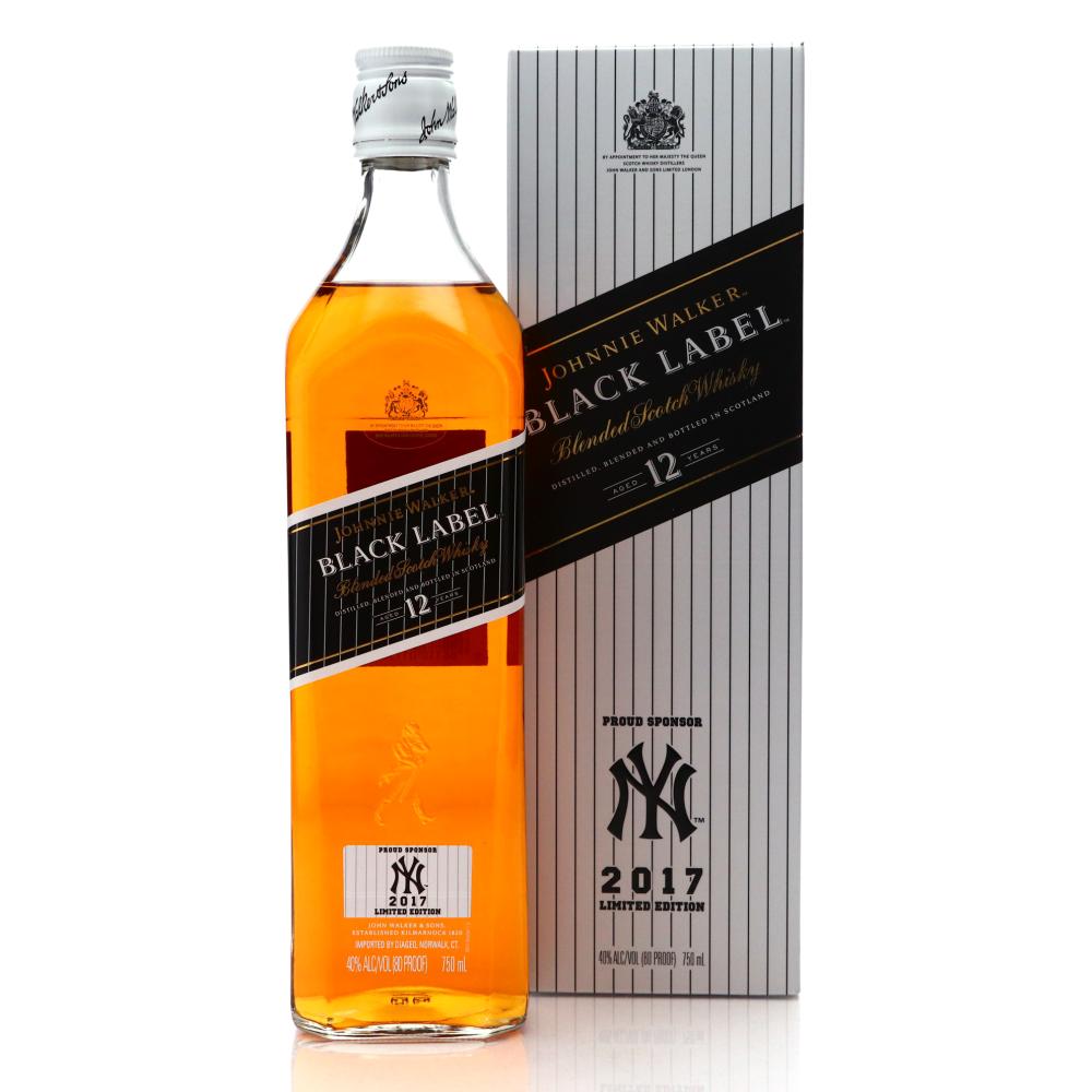 Johnnie Walker Black Label 12 Year Old 75cl / New York Yankees 2017