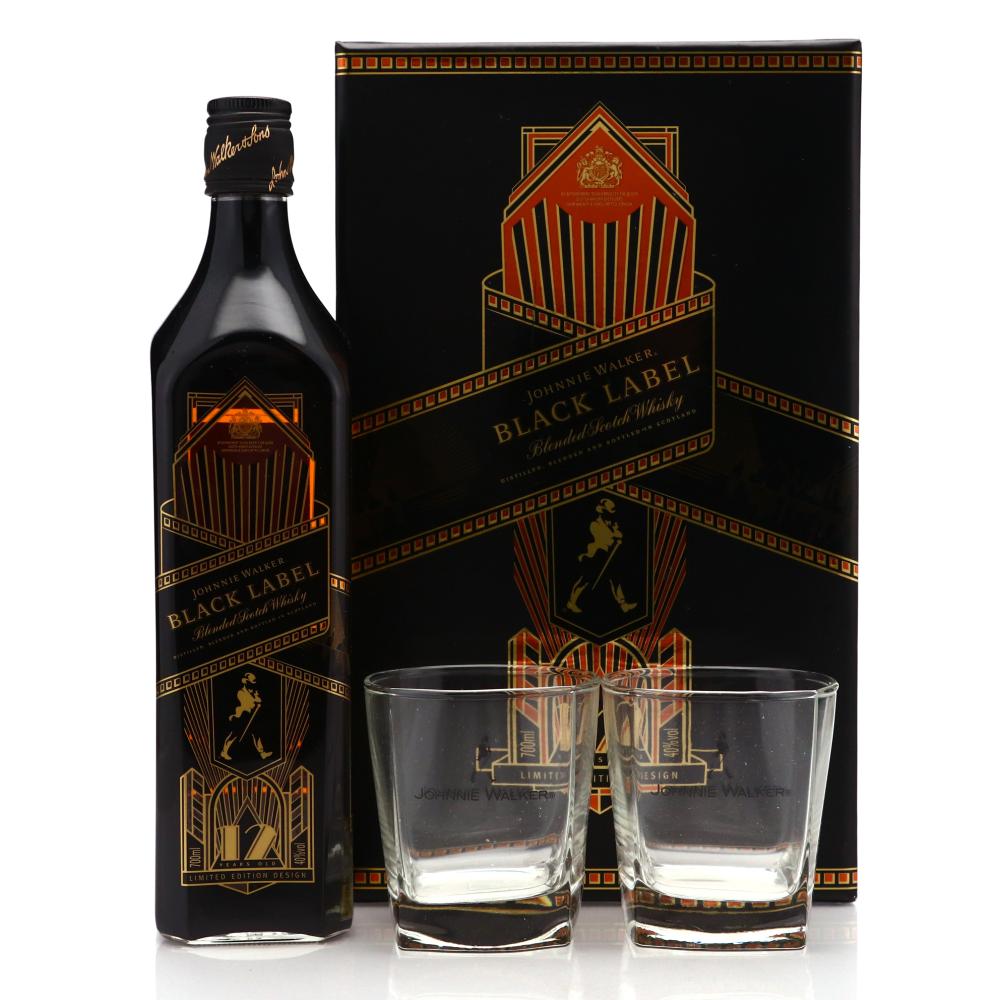 Johnnie Walker Black Label 12 Year Old Limited Edition Gift Pack