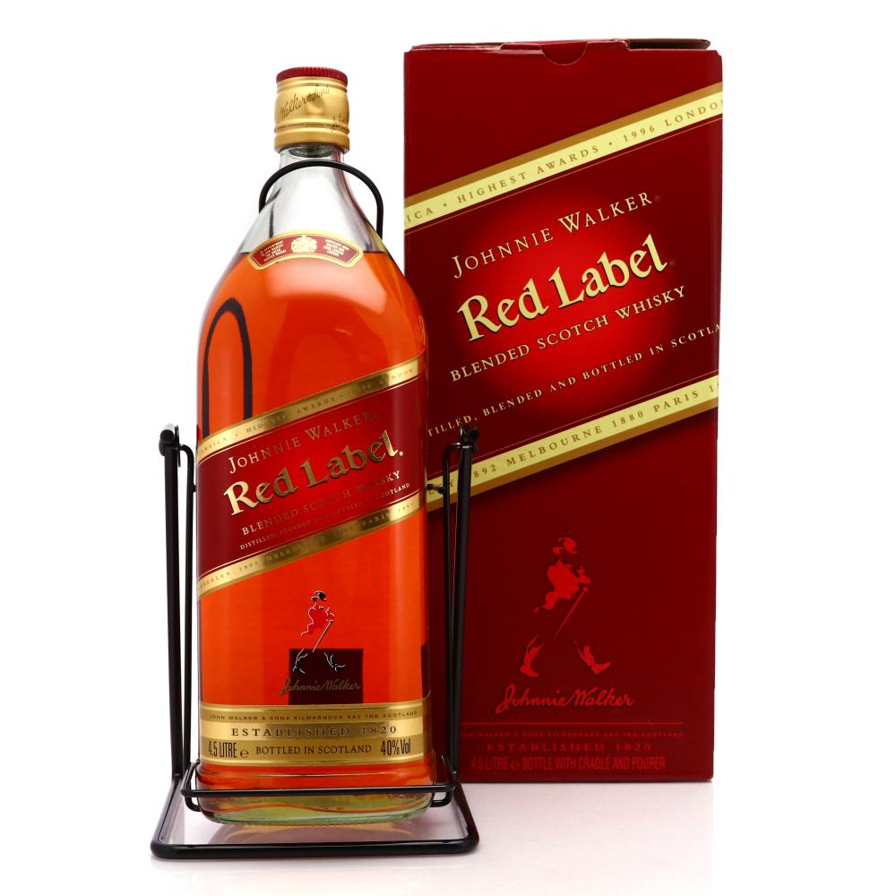 Johnnie Walker Red Label 4.5 Litre with Cradle