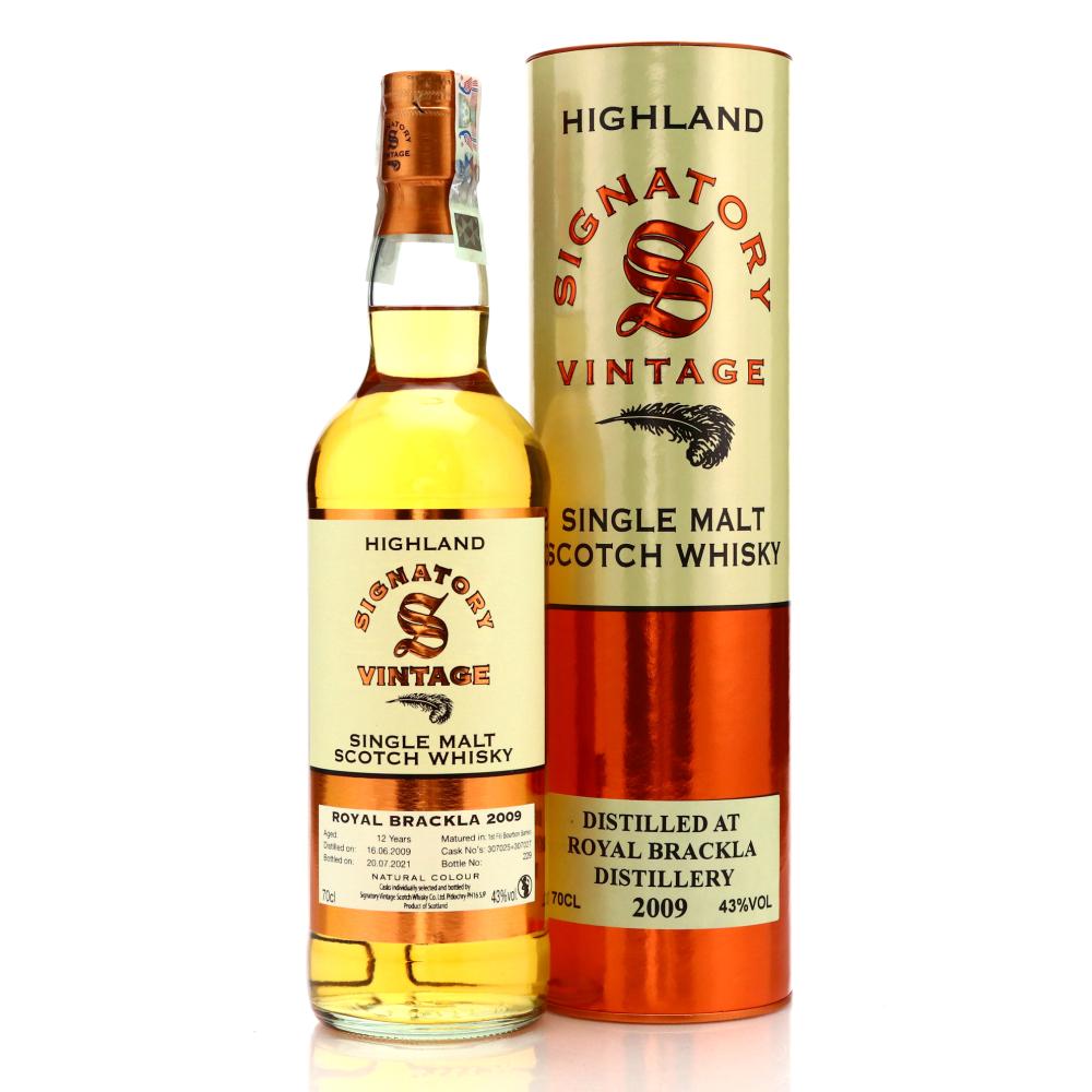 Royal Brackla 2009 Signatory Vintage 12 Year Old